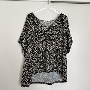 Leopard Tunic Blouse